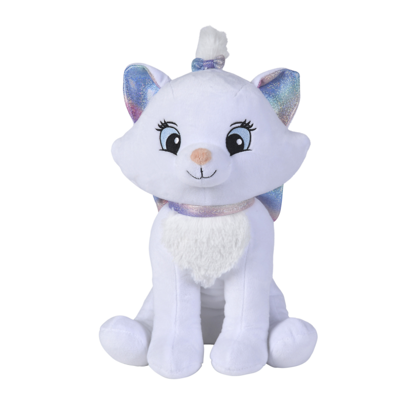  - marie chat - peluche party assis blanc 35 cm 